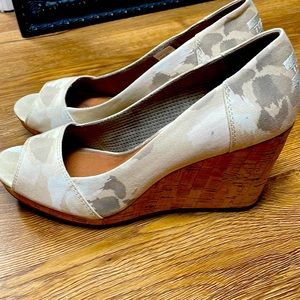 Camo Wedge Heels